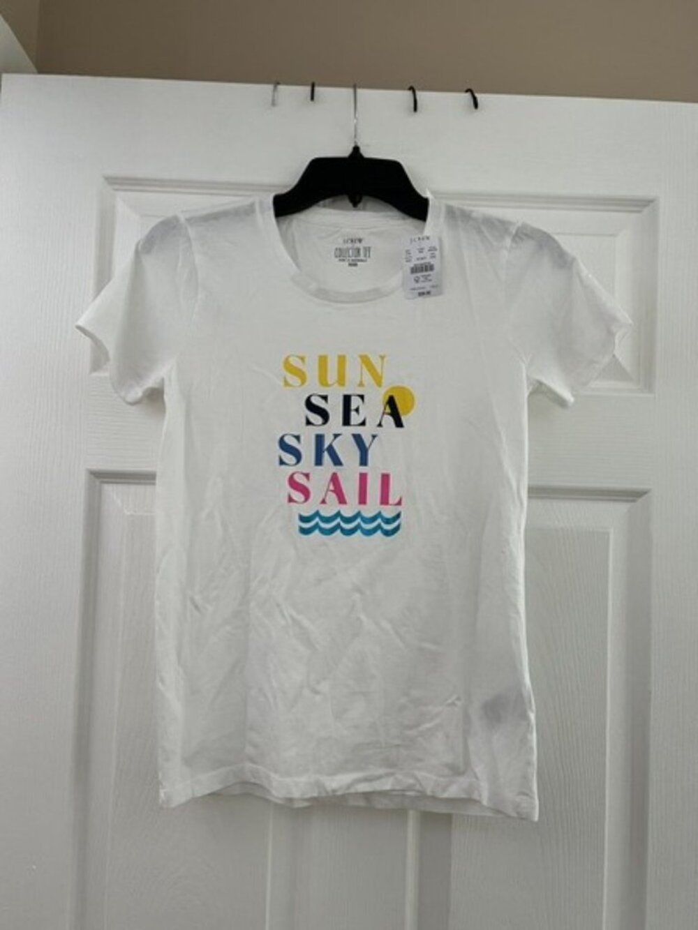 J.Crew Sun Sea Sky Sail Graphic Tee Size XXS